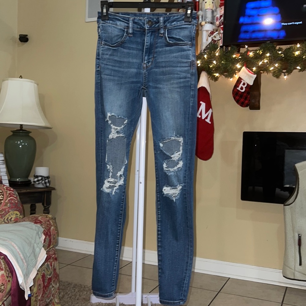American Eagle next level stretch High Rise Jegging Size 2 regular